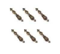 6 Un. TIRADOR Péndulo bronce envejecido para Mueble 122x25MM