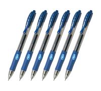 Pilot Pen Bolígrafo de tinta de gel 2605 G2 07 (0,7 mm, punta 0,39 mm, rellenable) Azul 6 unidades