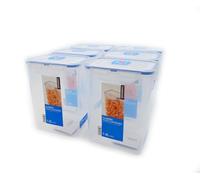 6 x Lock and Lock 1,8 lt alto fiambrera Rectangular HPL813