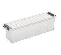 6 x SunWare Q de Line Box - 1,3 litros - 270 x 84 x 90 mm - Transparente/Plata