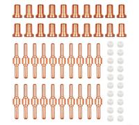 60 boquillas de plasma electrodos consumibles para LG-40 para quemador pt-31, compatible con CUT40 para cortadora de plasma cut50, cobre y cerámica
