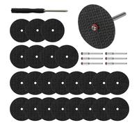 60 disco de corte compatibles con accesorios Dremel, 32 mm para herramientas rotativas, juego de ruedas de corte para metal y acero