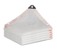 60% e Cloth - Toldo de jardín resistente a los rayos UV con ojales para invernadero, patio, péra, cochera y perrera - 8 x 8 m (26.2 x 26.2 pies) red resistente a la intemperie