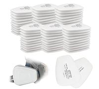 60 Pcs 5N11 Filtros de Algodón, Filtros de Repuesto para 3M 6000/6200/7502/6800/7501/Ff40 para La Protección Respiratoria