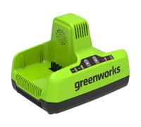 60V Akkusystem Cargador dual (Específico para: Gama de y Powerworks de 60 V)