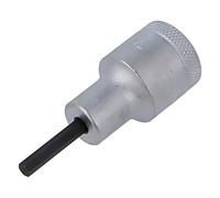 6153070 Zócalo: hexagonal key-bit HEX 4mm 1/2" acero cromo-vanadio GEDORE