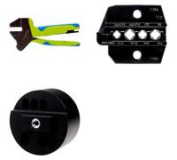624 1384 3 0 K2 Rennsteig Werkzeuge GmbH. Pinza de crimpar PEW12 para conectores Amphenol UTX-C&F / H4 CF. Sección transversal: 4 mm²
