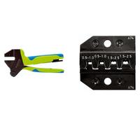 624 674 3 0 K1 Rennsteig Werkzeuge GmbH. Pinza de crimpar PEW12 para conectores Junior P. Sección transversal del contacto estampado