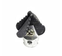 62930 T-112 - Cabezal de pala de drenaje, 16 mm, rascador de bloqueo antifricción resistente para cables seccionales de 5/8 pulgadas, herramienta profesional de desbloqueo de tuberías para limpiar