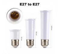 65mm 95mm 120mm E27 a E27 extensor portalámparas Base bombilla extender adaptador de enchufe de extensión convertidor de adaptador de luz LED 65mm