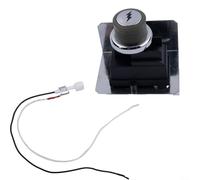 67847 Kit de encendido, para Weber para control de montaje lateral de la serie Genesis 300, se adapta a modelos E310 E320 EP310 CEP310, montaje de encendido electrónico de plástico con botón y cables
