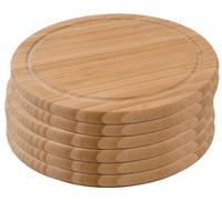 6er-Set Bambú la Tabla de Cortar Desayuno Bambusbrett Picar Nuevo