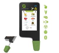 6in1 Greentest Eco 6 Portátil detector de radiación probador de nitrato Prueba de agua TDS Radiómetro Nitrate Radiation detector geiger counter nitrate tester (Negro)