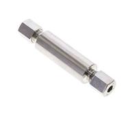 6L Acero inoxidable recto para soldar y cortar Pasamuros 315 bar ISO 8434-1