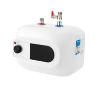 6L Calentador de Agua Electrico Instantaneo,220 V, 1,5 kW,sin Presión, Calentador de Agua Eléctrico de pared con Agua Caliente hasta 65 °C, para Lavabos, Baños, Fregaderos de cocina