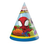 6Pk Spidey And Friends Party Hats
