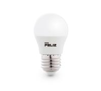 6uds Bombilla Led G45 redonda 3W/5W/6W/7W/8W/9W, luz blanca/fria y amarilla/luz calida 6500K y 3000K, casquillo grande E27, pack de 6 uds, Don Feliz