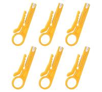 6uds Mini Pelacables, 9cm Pequeño Pelacables de Red Pequeños Cortador de Punzón Pelacables para Cable de Red Teléfono Cable de Datos RJ45/Cat5/CAT-6 Cable UTP