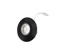 6W IP44 Regulable LED Downlight Negro 2700K - IL-DC636DB