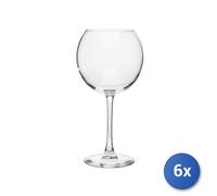 6x Copa En Vidrio Transparente Cabernet Ballon Cl58