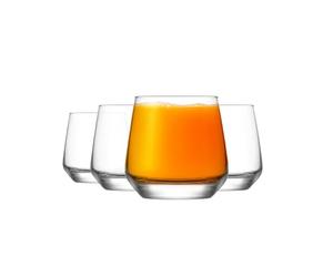 6x Lal 345ml Vasos de Whisky - Vidrio Pasada de Moda Escocesa Borbón Ron Vasos para Beber Cócteles Conjunto de Caja de Regalo - by LAV