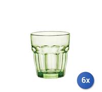6X Vasos De Vidrio Rockbar Para Rocks Cl27 Verde