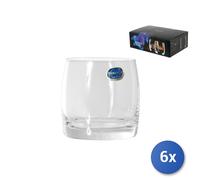 6X Vasos Dof De Vidrio Transparente Ideal, 23Cl