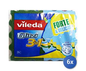 6X Vileda Esponja Glitzi 3En1