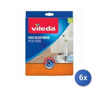 6X Vileda Paño De Microfibra Para Polvo 40X30Cm 1Pz