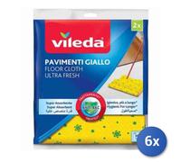 Vileda - Planta de Tela, Amarillo, de Microfibra - 2 Piezas