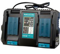 7,2~18 V Chargeur Rapide Cargador DC18RD 4A para Makita BL1830 BL1840 BL1850 BL1815 194204-5 194205-3 Batería de Repuesto para DC18RC DC18RA Cargador con Pantalla LED