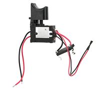 7.2V - 24V 16A Maxmium Taladro Eléctrico Inalámbrico Control de Velocidad Interruptor de Gatillo para Taladro Eléctrico de Mano u Otras Herramientas Eléctricas con Botón Pulsador Luz Indicadora