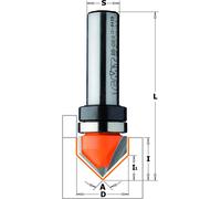 CMT Fresa para Ranurar Madera 90º con Guía de Rodamiento S8 91516011B