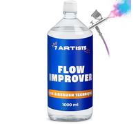 7 Artists Airbrush Flow Improver 1000 ml - Medium acrilico para Mejora Flujo y Pulverización Uniforme de Pintura Aerografo | Flow Improver para Aerografo Modelismo, Arte y Manualidades