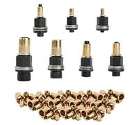 7 Piezas Juego de Tuercas Remachables, Remaches Roscados para M3, M4, M5, M6, M8, M10, M12 Alicates para Remachar, Tuercas Insertables Juego de Remachadoras Manuales con 70 Piezas Tuercas