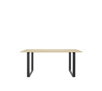 Muuto Mesa 70/70 170x85 cm Oak veener-Plywood-Black