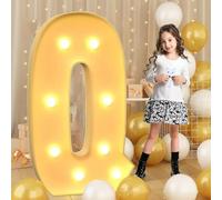 70 cm - 2.3 pies Letra gigante LED Q iluminada, letrero de mosaico iluminado, lámparas de letras LED para el día de San Valentín, cumpleaños, Navidad, año nuevo