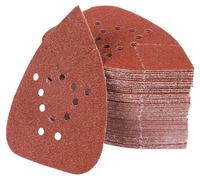 70 hojas de papel de lija triangular, grano 40, para lijadora orbital