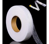 70 Yardas Cinta de Dobladillo Planchado Cinta Adhesiva Extra Ancha de Planchar Tela Wonderweb Rollo Cinta de Dobladillo sin Coser con Cinta Métrica para Jeans Cortina Pantalones (20 mm de Ancho)