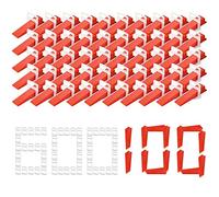 700 Piezas Kit Nivelacion Azulejos 600 Clips de Nivelacion 2mm 100 Calzos | Material PP Resistente, Superficie Lisa, Uso Fácil, Alineación Precisa, Para Pared y Suelo