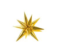 70Cm 3D Gold Star Foil Balloon