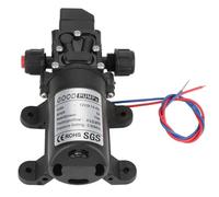 70W Bomba de Diafragma de DC12V, Bombas de Agua de Diafragma de Alta Presión Bomba Pulverizadora Eléctrica Autocebante para Jardín de 12V 6L/Min, para Caravanas, Autocaravanas, Embarcaciones Marinas