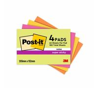 7100234637 nota autoadhesiva Rectángulo Verde, Naranja, Rosa, Amarillo 45 hojas Autoadhesivo