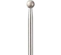 Dremel 7105 - Puntos de bola de diamante 4,4 mm, juego accesorios 2 muelas para herramienta rotativa para grabar, tallar y retocar madera, porcelana, cerámica, vidrio, cuero, plástico