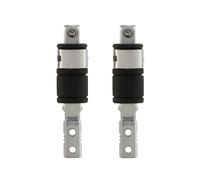 711L 2-en-1 extensión con extremo plano, 6,35 mm (1/4 pulg.), tuerca hexagonal y cuadrada, compatible con el adaptador de bit plano Leatherman Multitool, extensión de 2 vías para controlador de bits