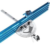 71391 Sierra de ingranajes de precisión con sistema de guía de ingletes, tamaño 24" x 3", guía multi-ranura con 27 topes de ángulo