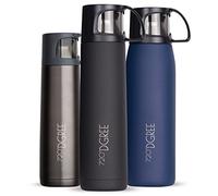 720°DGREE Frasco Termica “Follow“ - 450ml, 700ml, 1l - Botella de aislante al vacío termo de Acero inoxidable con taza - Perfecto para café y té
