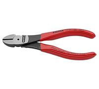 Knipex Alicate de corte diagonal de fuerza 74 01 140, 140 mm recubierto de plástico