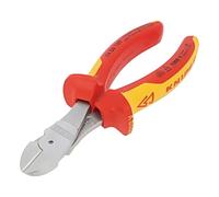 Knipex Alicates de corte diagonal 74 06 160 – 160 mm, VDE, cromado, fundas multicomponentes