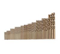 74PCs High speed steel 434Fresa Espiral de Bits Conjunto de Alta Precisión de Molienda de Perforación de Combinación Herramientas 1.0-8.0mm Ideal para Acero Inoxidable Echó la Hoja de Hierro